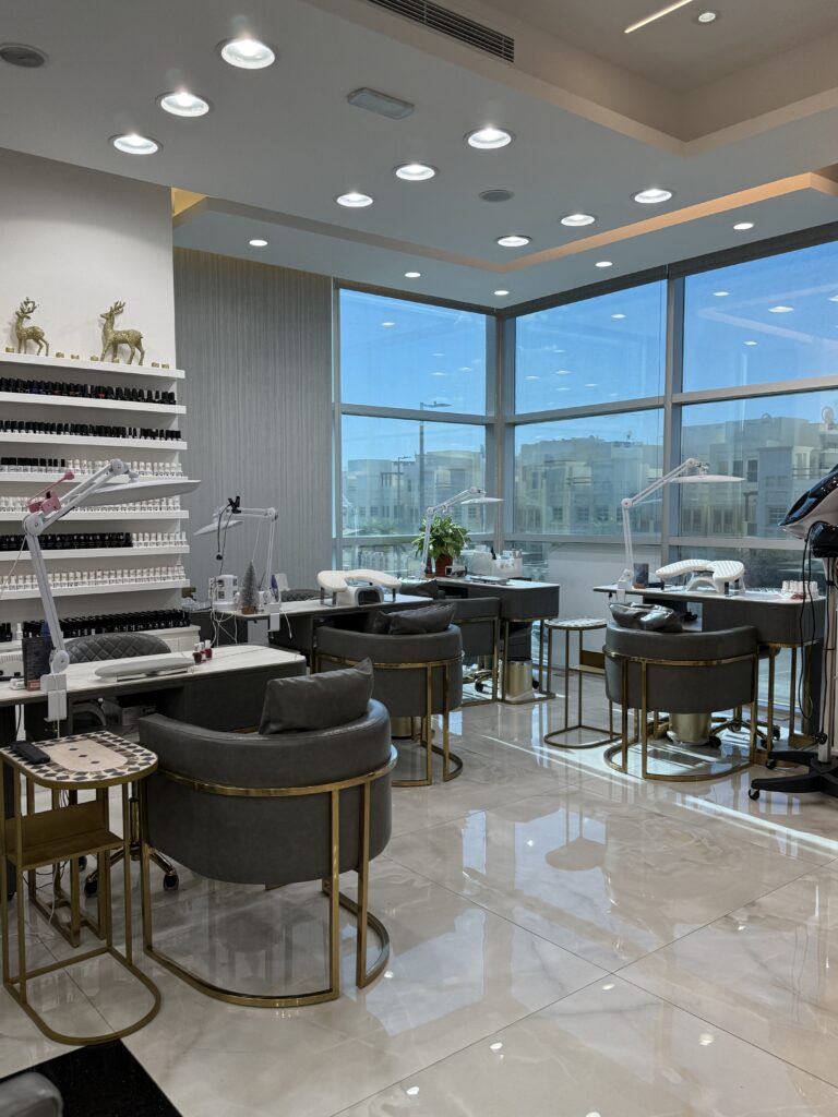 glow beauty center - nail extension area